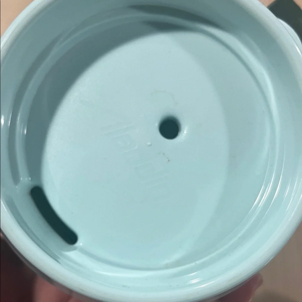 Stanley Forest Green and White Travel Mug Aladdin - Picture 4 of 6